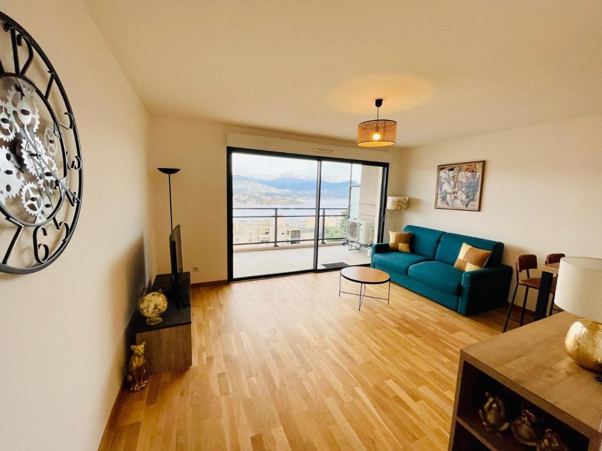 Ajaccio T2 Grand Standing Neuf Vue Mer Centre-Ville & Plages Екстериор снимка